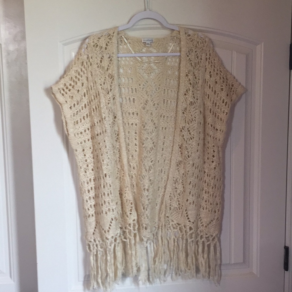 knit oversized cardigan